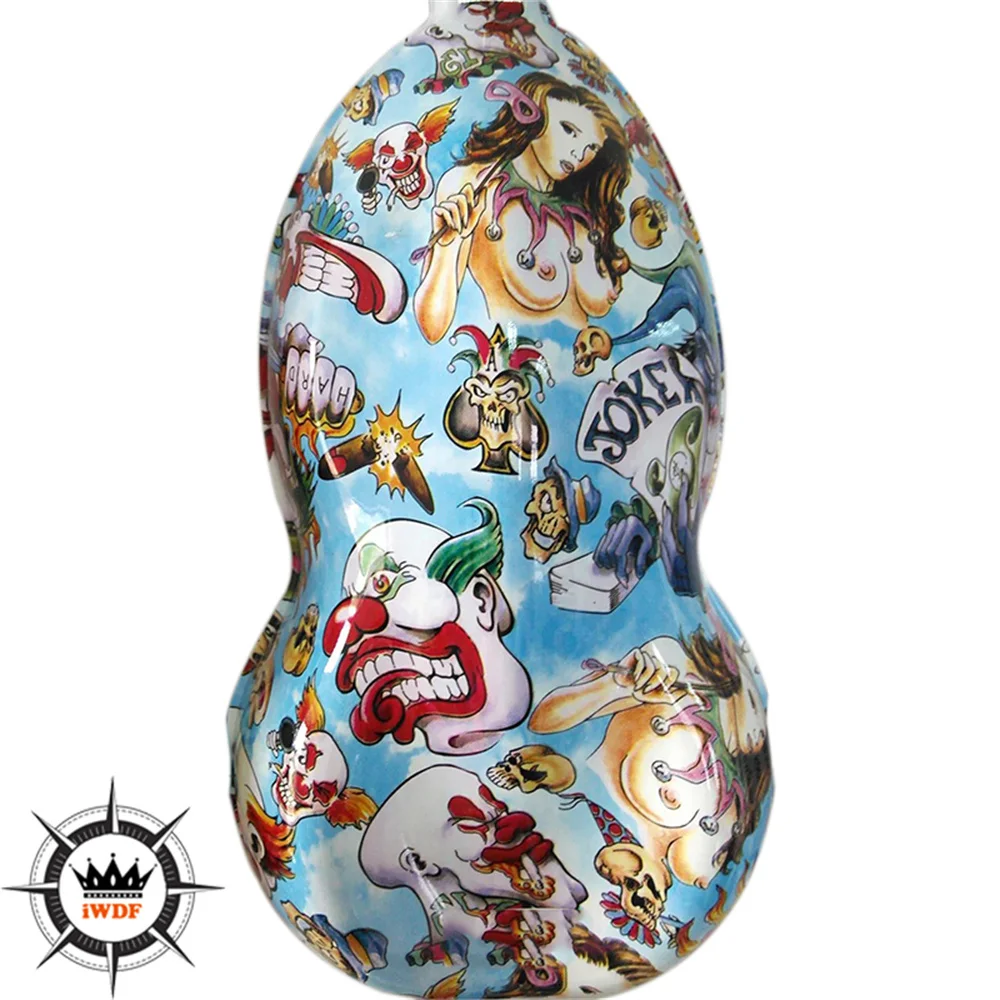 Free Shipping! 2M/6M/10M/20M Length Skull Water Transfer Printing 50CM Width Hydro Dip Pattern H034