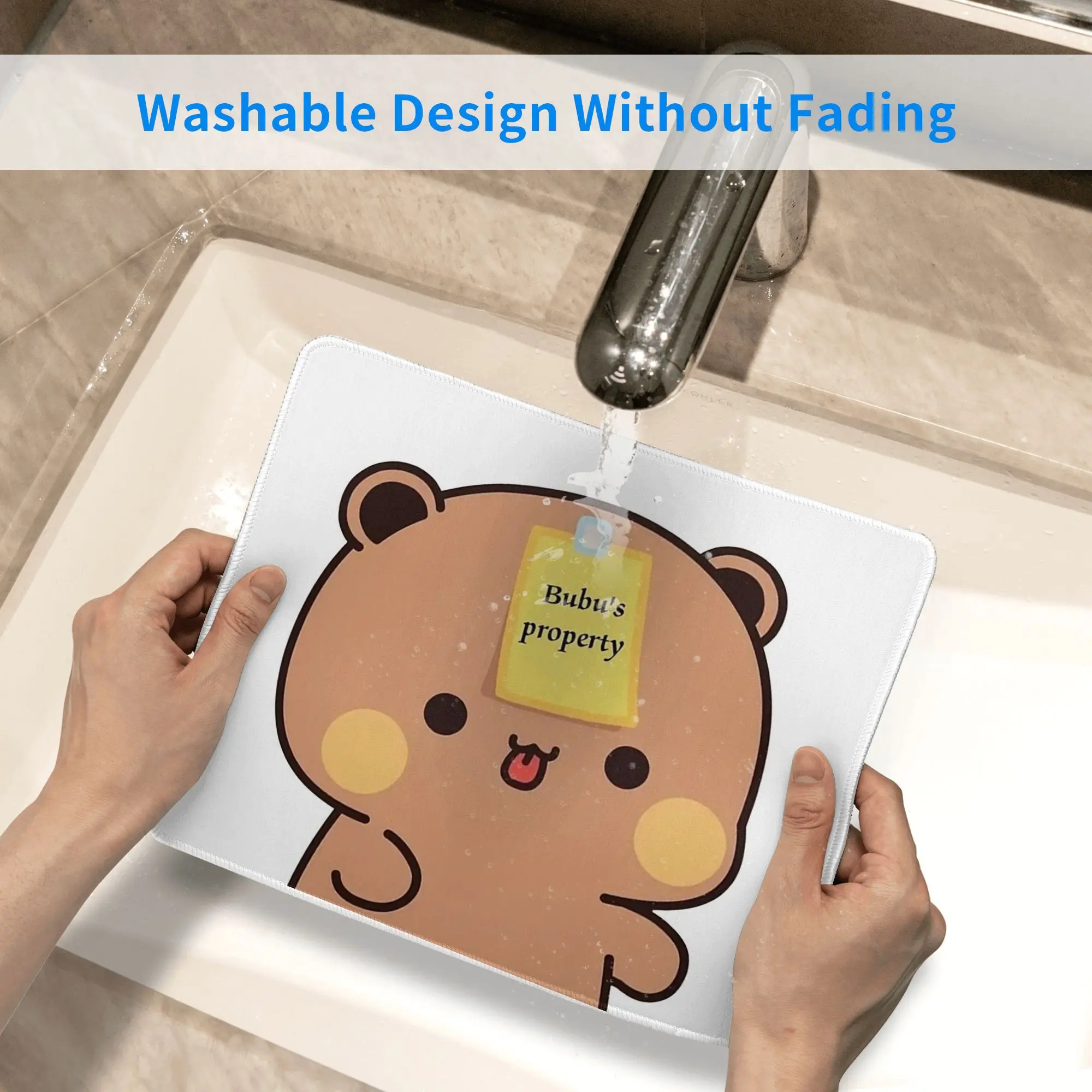 Bubu Dudu الباندا وبراوني الدب زوجين v8 2024 ماوس الوسادة الكمبيوتر لوحة المفاتيح ماوس حصيرة ألعاب الكمبيوتر مكتب للحاسوب شخصي حصيرة