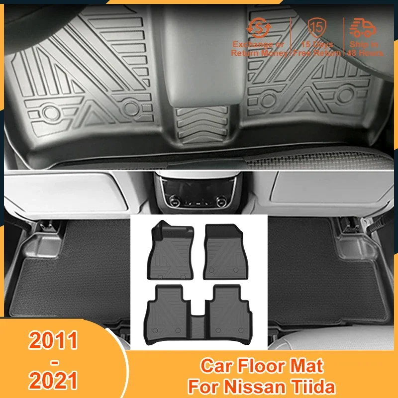 

2011-2021 Foot Pad for Nissan Tiida 2011 2012 2013 2014 2015 2016 2017 2018 2019 2020 2021 Accessories Floor Mats Waterproof