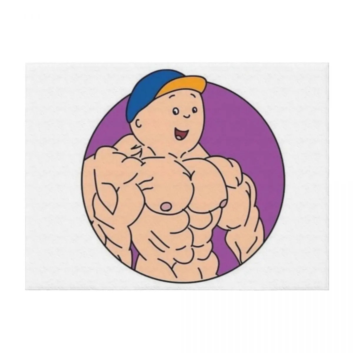 

Buff Af Caillou Throw Blanket Softest Soft Plaid for winter Decorative Sofa Blankets