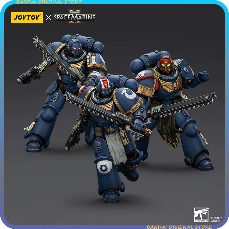 JOYTOY Warhammer 40K Ultramarines Lieutenant Titus Sergeant Gadriel Brother Chairon Collectors Edition Toys Model Action Figure