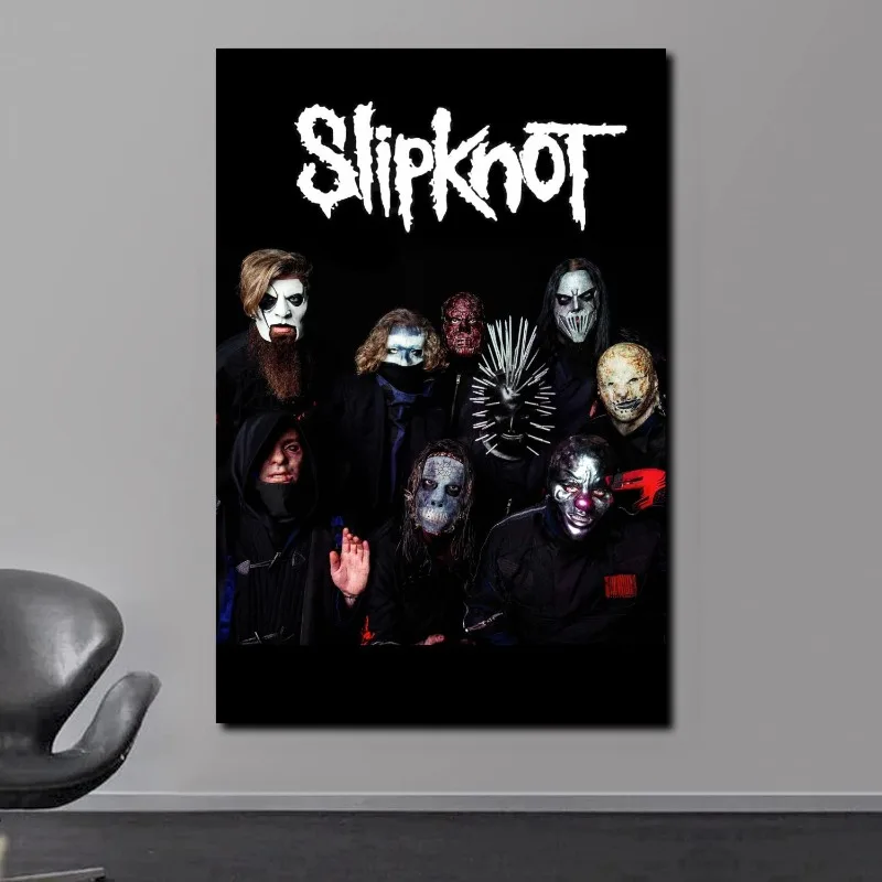 S-Slipknot-Hope Is Gone Decoration Art Poster No Framed Poster Vintage Music Wall Art Canvas Painting Bedroom Study Home Decor