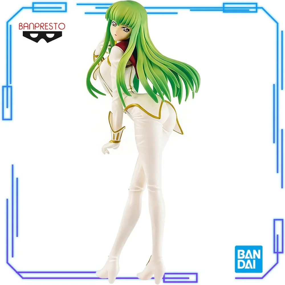 In Stock Bandai Original Genuine Banpresto Anime Code Geass Hangyaku No Lelouch C.C. EXQ Figure Pilot Suit 22cm Model Toy Figure