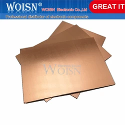 5pcs/lot 7x10cm 7*10CM 1.6 thick single-sided bakelite copper clad laminate universal circuit board PCB empty board