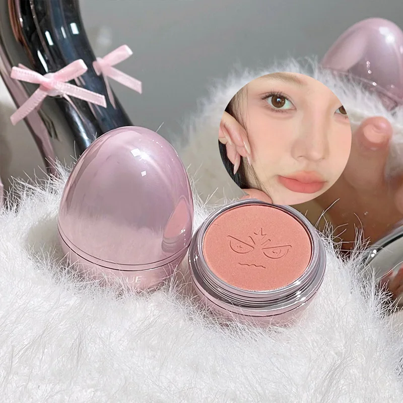 Blush No-Mischief - Uovo per trucco solido multifunzionale per tinta grigio-rosa a bassa saturazione con finitura impeccabile