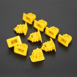 10Pcs Car Guard Plate Snap Clip for Volvo S40 C30 S80 S60 Fastener Lower Door Side Skirt Edge Beam Bottom Edge Plastic Rivets