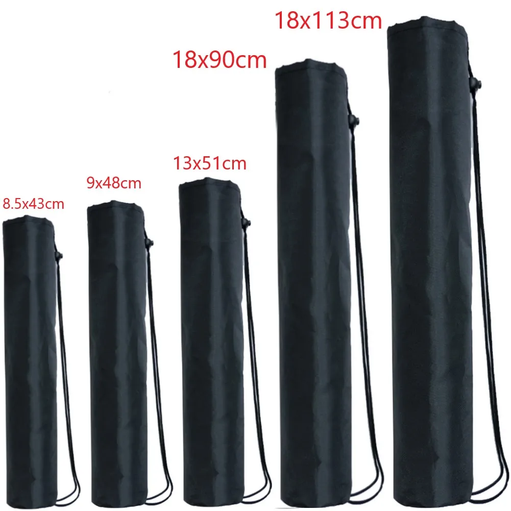 43-113cm Drawstring Toting Bag Handbag For Mic Tripod For Stand Light For Stand Umbrella Adjustable Length Carry Storage Pouch