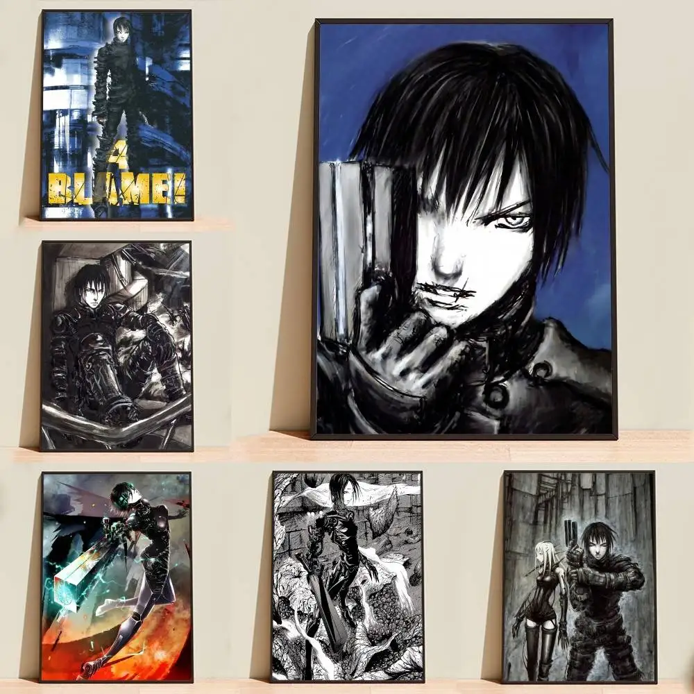 The Silent Wanderer Manga B-BLAME Poster Wall Art Print Decorative Mural Home Decor Gift Unframed Customizable
