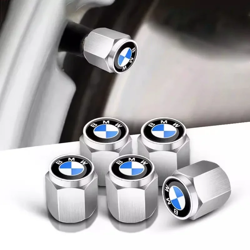 5pcs Car Wheel Tire Styling Tire Valve Air Nut Cover For BMW E46 E52 E53 E60 E90 E91 F30 F20 F10 F15 M3 M5 Auto Accessories