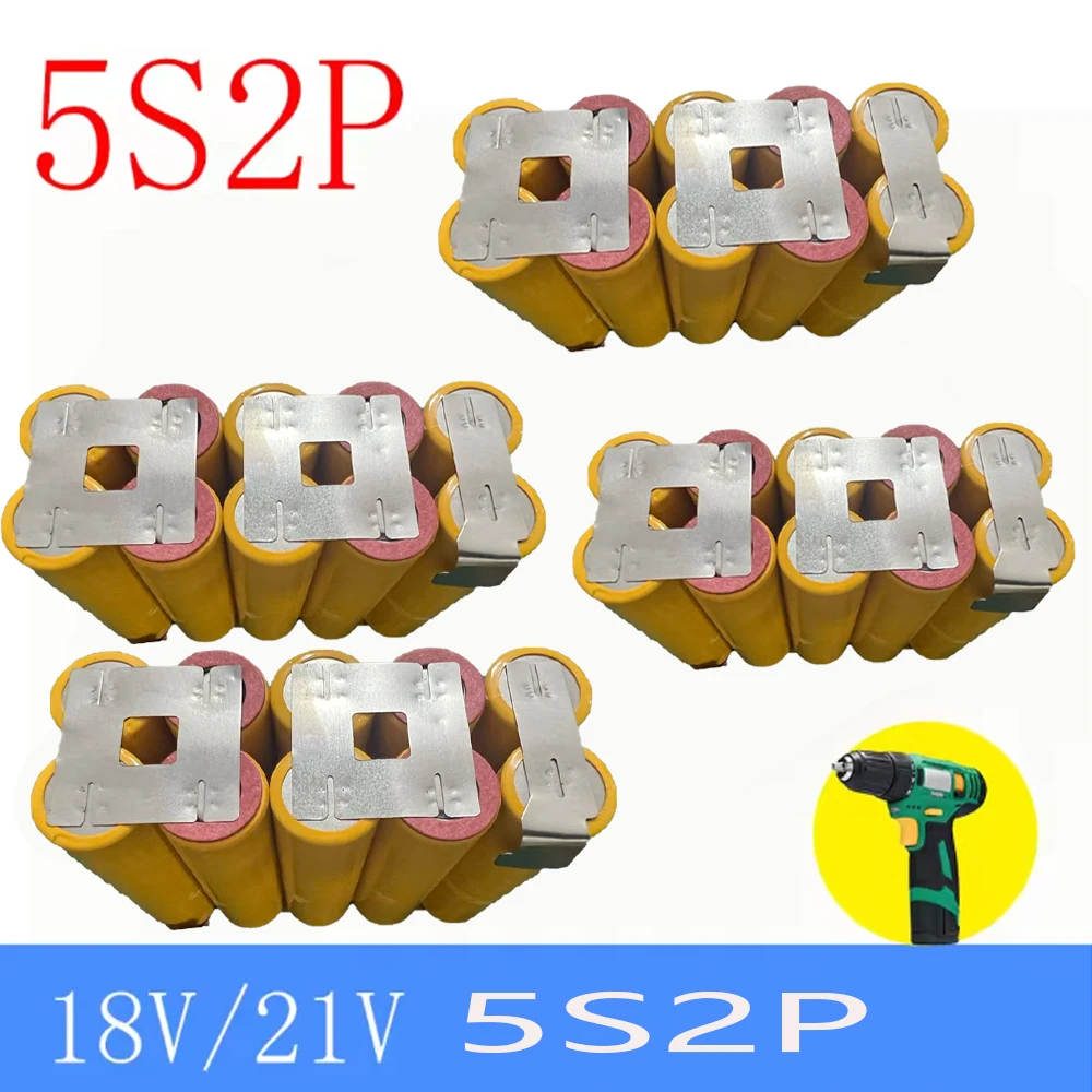 

Customized 18650 5S2P battery 30A screwdriver electric drill Li-lon battery 5s2p 18V/21V 5000mAh