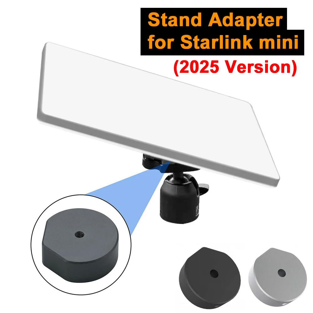 [2025 جديد] محول قوس لـ Starlink Mini (SPX-04176000-501) محول ثلاثي القوائم 1/4 "-20,3/8" -16 محول خيط سبائك الألومنيوم