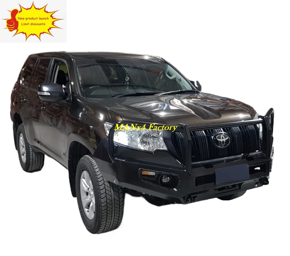 

Hot New ProductsDeluxe Lc150 Bull Bar Steel Front Bumper for Prado Lc150 Fj150 2018-2023