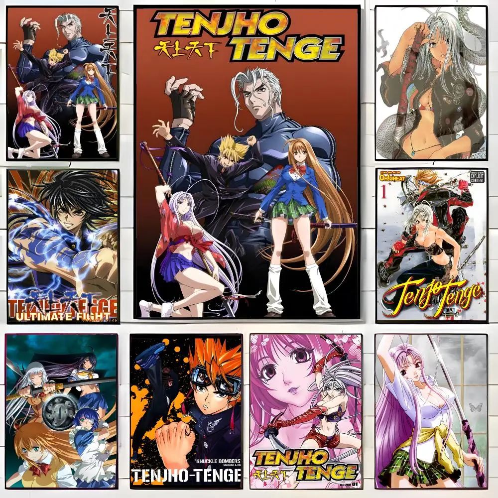Intense Manga T-Tenjho Tenge Poster Wall Art Print Decorative Mural Home Decor Gift Unframed