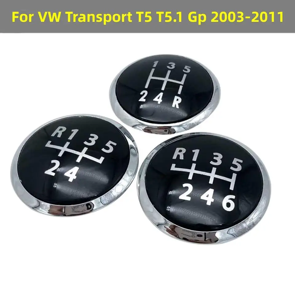 5/6 Speed Gear Shift Knob Speed Number Cap For VW Transport T5 T5.1 Gp 2003-2011 Cars Accessories Replacement