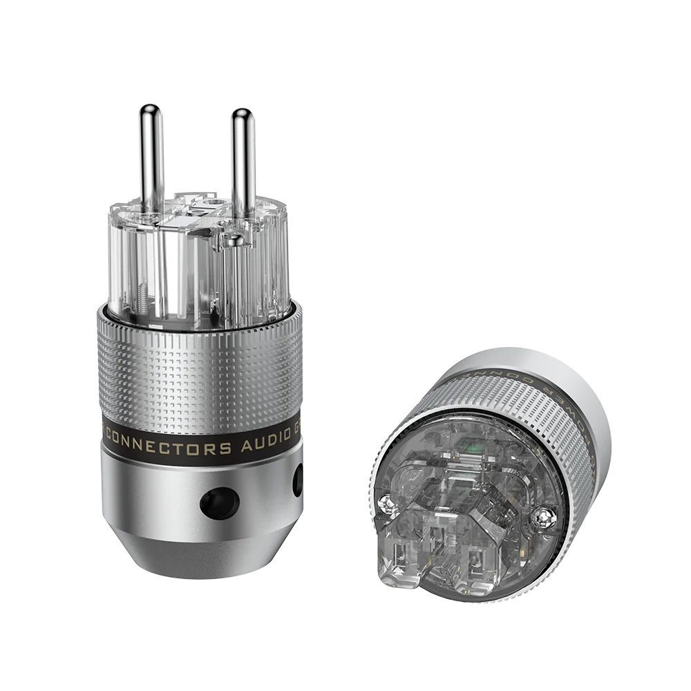High-End Audio Schuko Power Plug & IEC Female Connector