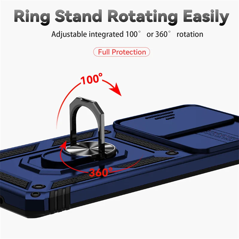 Silde obiektyw pancerz odporny na wstrząsy etui na telefon Samsung Galaxy S20 Ultra S20 Plus S 20 FE S20 + magnetyczny uchwyt samochodowy pierścień ochraniający