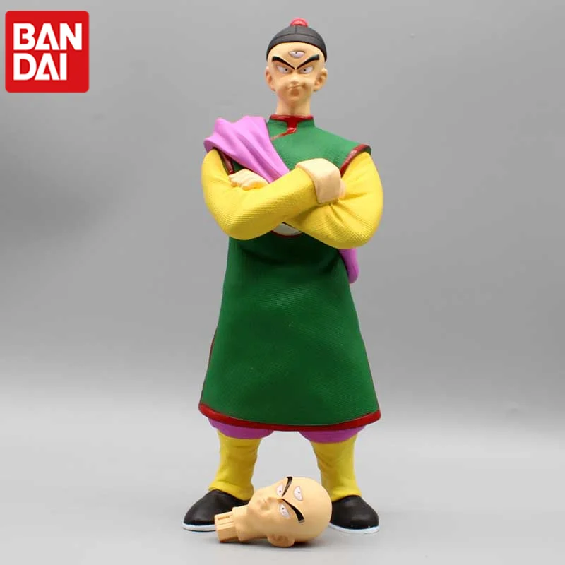 Figuras de acción de Dragon Ball Chiaotzu Crane, ermitaño, Tien Shinhan, Gk, tallado de doble cabeza, modelo de Tenkaichi Budokai, adornos de juguete