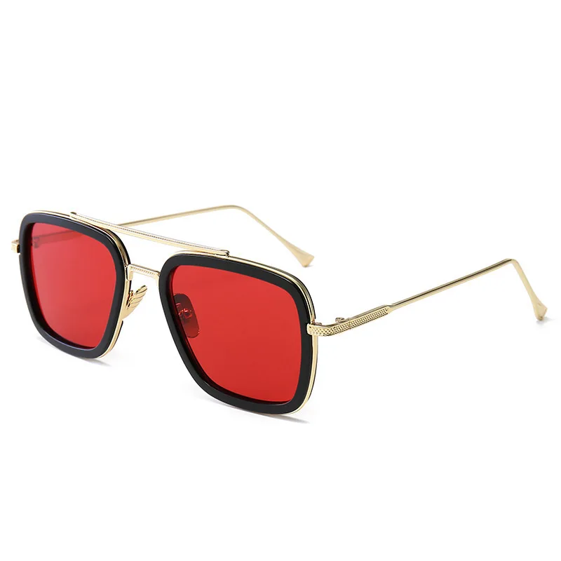 New Iron Man European and American sunglasses men's trendy glasses fashion box Spider-Man same sunglasses manufacturer view 4