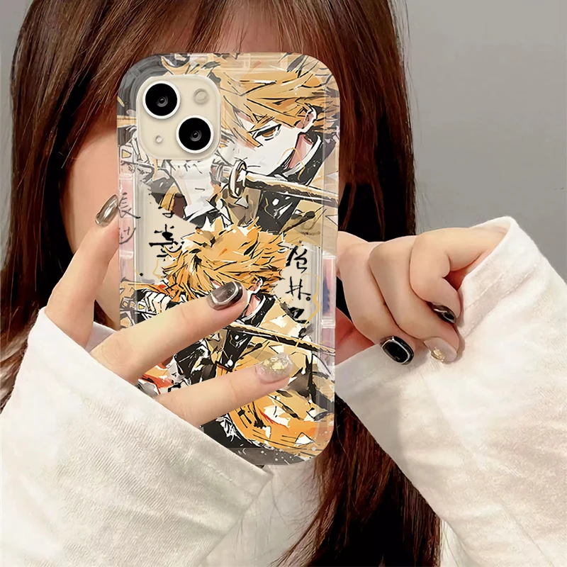 Мягкий чехол для телефона Anime Demon Slayer для Samsung Galaxy S24 S25 Ultra S23 S22 Plus S21 S20 FE A15 A35 A55 A54 5G, матовая задняя крышка