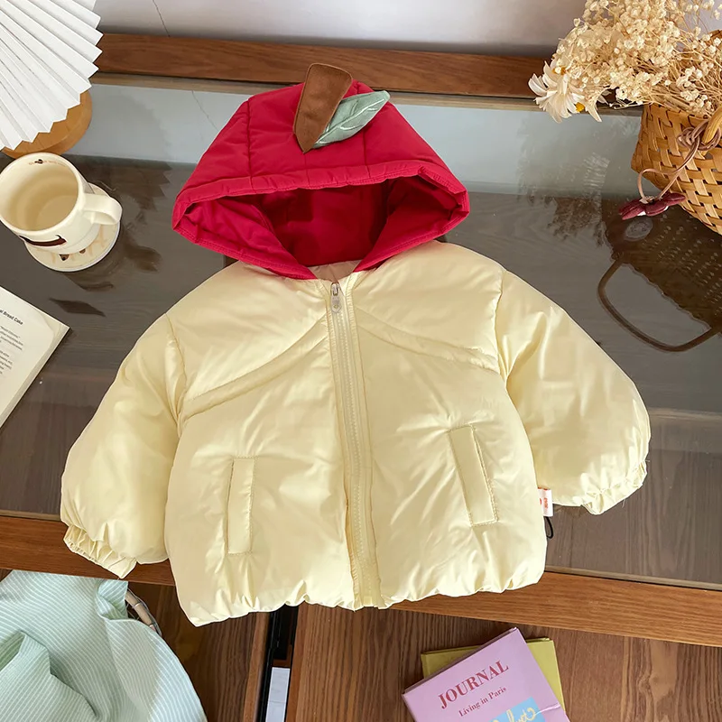 

Пуховик для маленьких девочек с капюшоном в стиле пэчворк, 90% белая утка, детское пуховое пальто для маленьких девочек, новые зимние толстые теплые детские парки для девочек