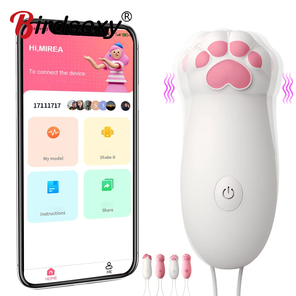 Wearable Bluetooth APP Vibrator for Women Wireless Remote Control Vibrating Egg Clitoris Stimulator Female Sex Toys for Couples