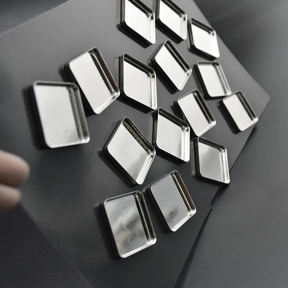 

56pcs Metal Eyeshadow Blush Pans Tin for Pressed Metal Pans For Eyeshadow Powder DIY Makeup Refill Containers Storage