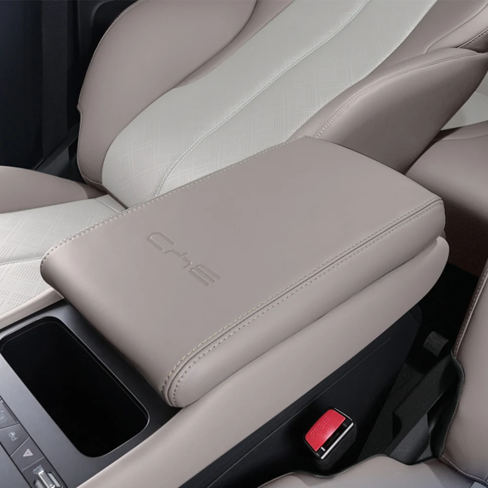

For BYD ATTO 3 Yuan Plus 2022-2025 Central Control Armrest Box Protective Cover Interior Modification Product Leather Cover