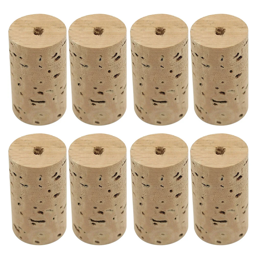 

8 Pcs Flute Cork Tapered Plugs Corks All Natural Replacement Instrument Pads for