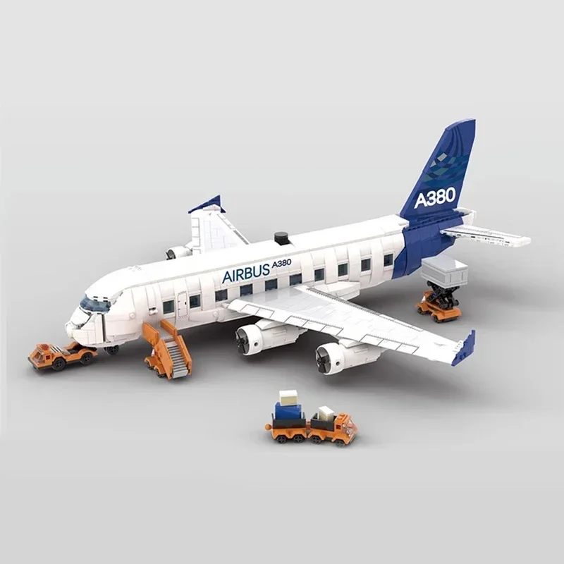 1945 قطعة ايرباص A380 أكبر طائرة من Everbuilt اللبنات طائرة طائرة تجميع الطوب اللعب هدية للأطفال الأطفال