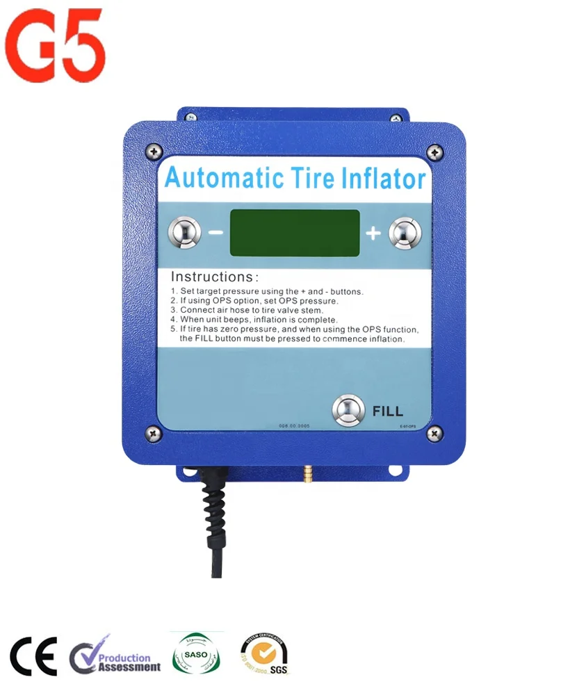 Wall Mount Automatic Tire Inflators Machine Truck Tires Auto Start Petrol Station Air Pumps Zhuhai Vehicle Tools Tyer Air Gauges