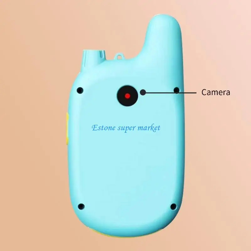 เครื่องส่งรับวิทยุวิดีโอไร้สาย 090B สำหรับเด็กพร้อมกล้องอินเทอร์แอคทีฟสำหรับการถ่ายรูปวิดีโอและการสื่อสารที่ชัดเจน