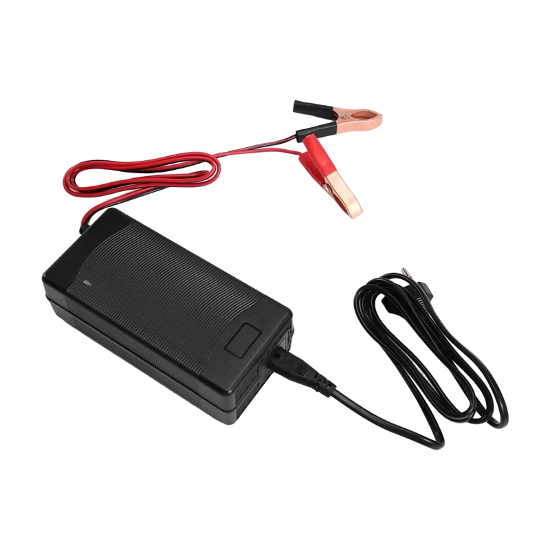 4.2V 10A 18650 Lithium Battery Charger for 1S 3.7V 18650 Battery Fast Charger It Comes with Alligator Clips EU PLUG-A32R view 3