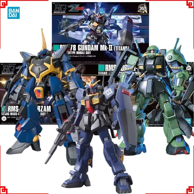 バンダイ-ガンダムモデルキット-hguc-mk-2-タイタンズ-hi-ザック・バザム-アクションフィギュア-ガンプラ組み立てキット-ガンダムコレクタブル-アニメフィギュア