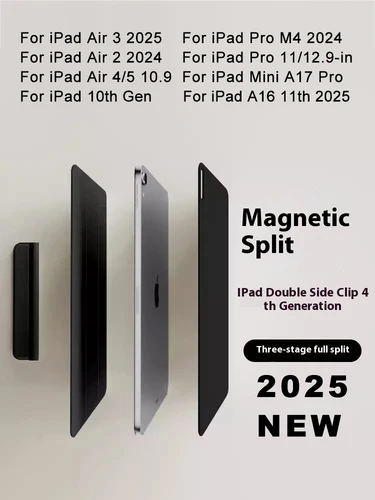 Funda magnética para tableta para iPad Air 11 M3 2025 11th A16 Funda iPad Pro 13 M4 Funda M2 A17 Pro Air 5 Funda tipo libro plegable inteligente