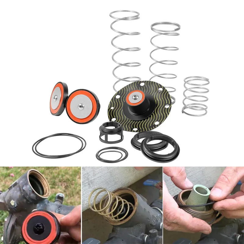 

Fit For Wilkins Zurn Backflow Preventer Models 975XL & 975XL2 1-1/4"-2" Repair Rebuild Kit/Complete Poppets, Springs and Seats R