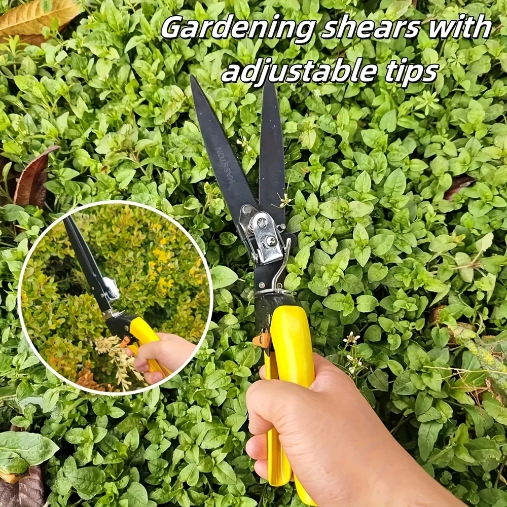 

Вращающиеся садовые ножницы из легированной стали, профессиональные секаторы для цветов, обрезка травы, садовый инструмент, сверхмощный прочный резак