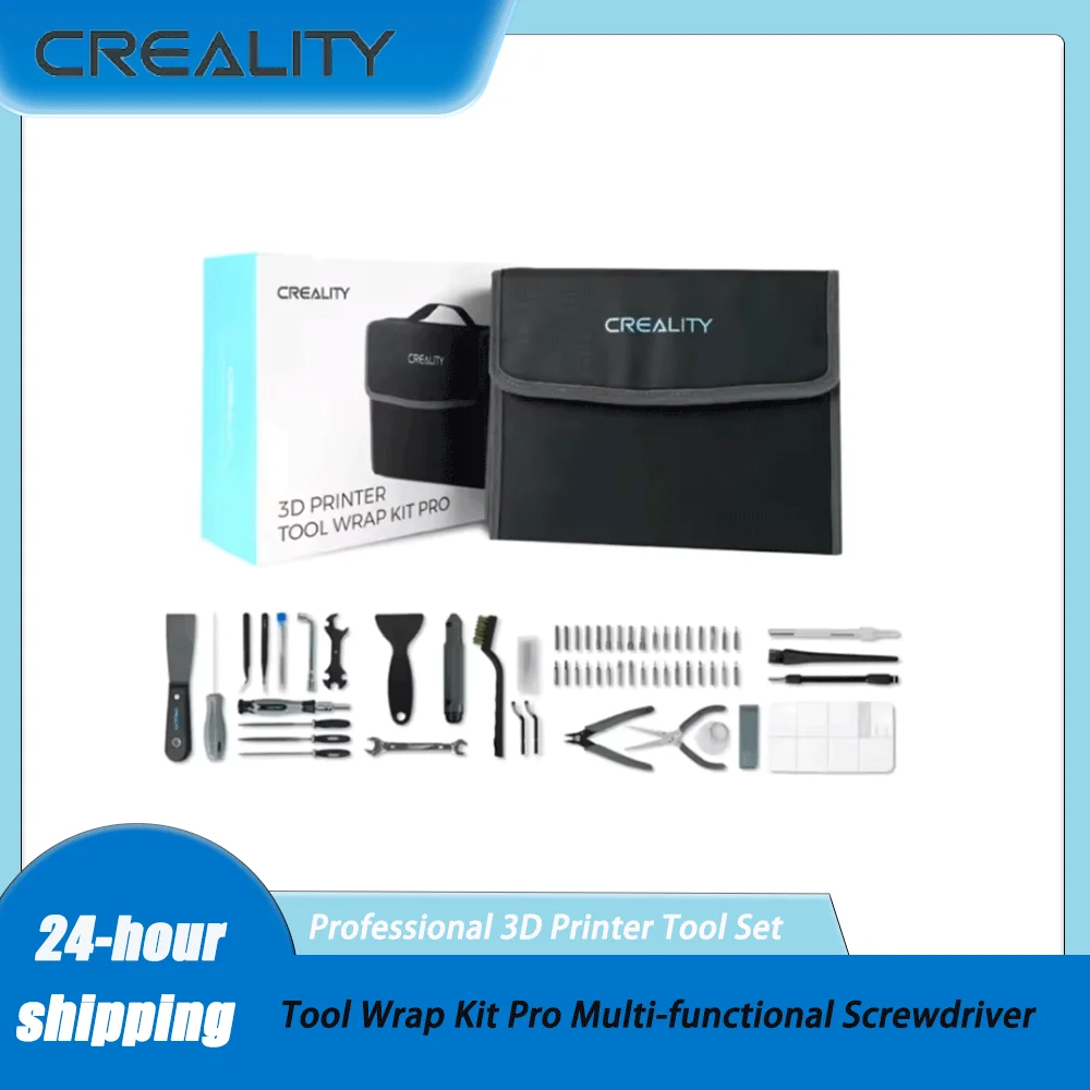 Creality 3D Printer Tool Wrap Kit Pro Multi-functional Screwdriver Set Professional 3D Printer Tool Set with Organization Box