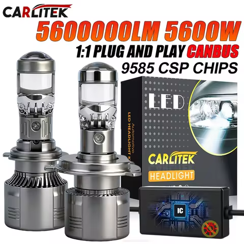 H7 H11 H8 LED Projector Lens Fog Lights H4 LED For Low Beam Headlights 9005 9006 HB3 HB4 Car Bulb Turbo Mini Auto Lamp LHD 6000K