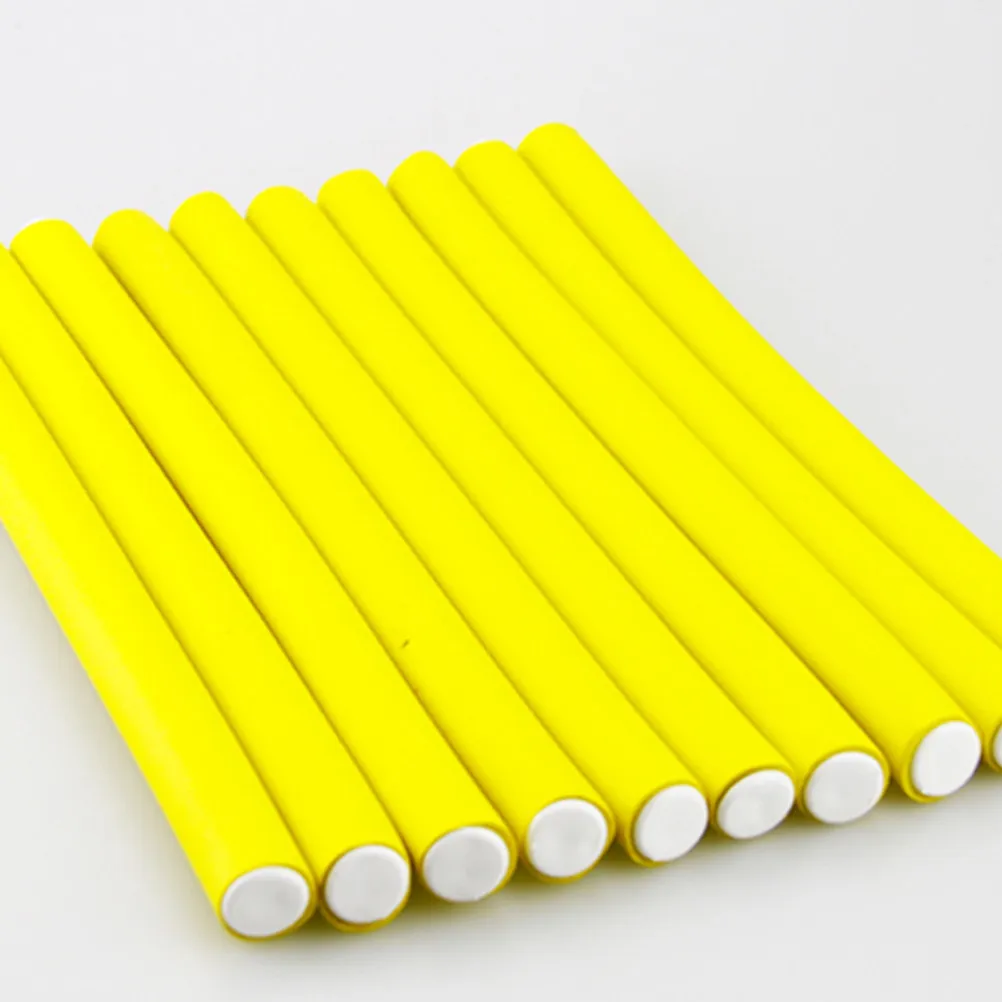 

20 шт. гибких бигуди для холодной завивки, универсальные плойки-стержни, мягкие поролоновые губки для создания локонов без нагрева для женщин