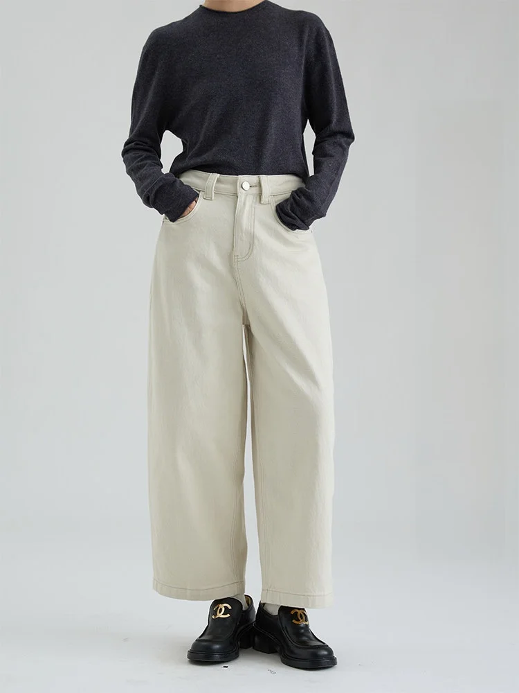 

High Waist Loose Fit Straight Leg Jeans Women's Autumn New Sle Dwind2025 Slimming andmother Casual Denim Pants
