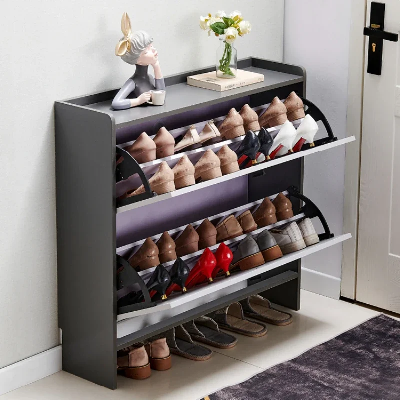 Pedicure Narrow Vertical Shoe Rack Organizer Entryway Ultra Thin Designer Shoe Cabinet Home Minimalist Zapatero Unique Furniture