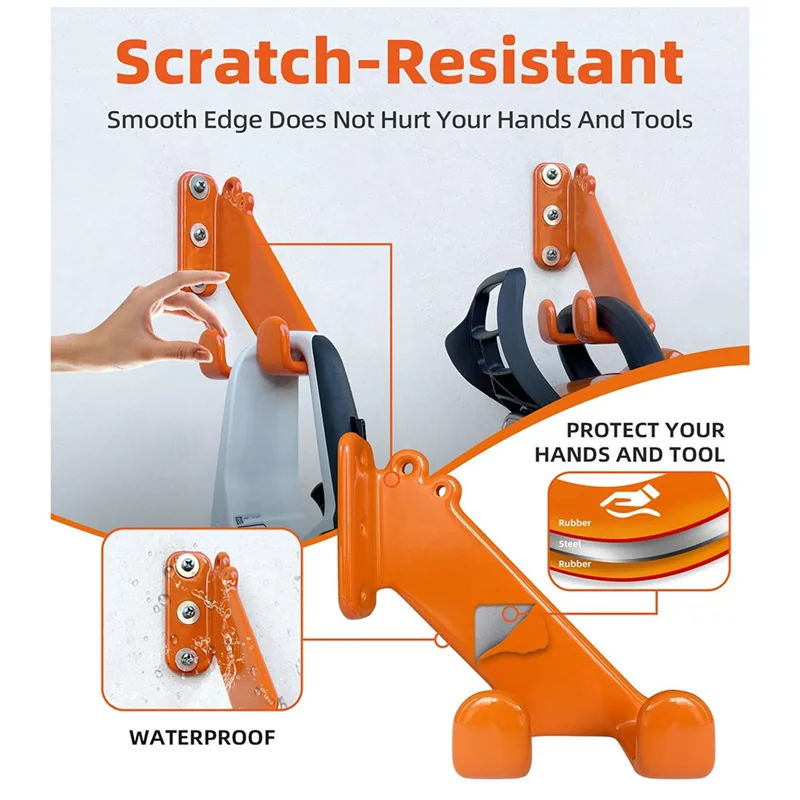 

Classy-Chainsaw Holder, 1 Pack Chainsaw Wall Mount, Heary Duty Chainsaw Rack Stand Accessories Garage Organization Storage