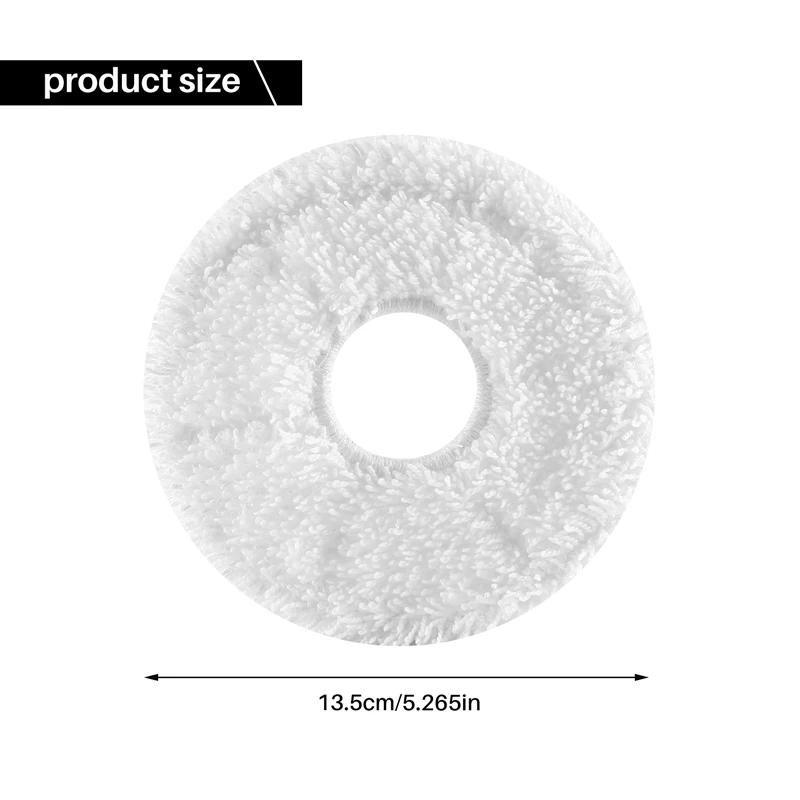 Acessórios de substituição para Ecovacs Deebot, Twisted Mop Cloth, Aspirador Peças, X1, Omni Turbo, 6pcs