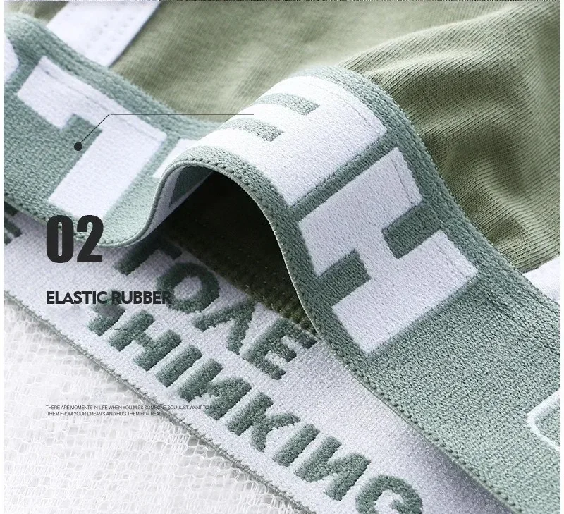 1/3/4 قطعة ملابس داخلية للرجال سراويل بوكسر مثير سراويل القطن الملاكمين الرياضة الراحة رجل السروال السراويل أوم U محدب الملابس الداخلية #5