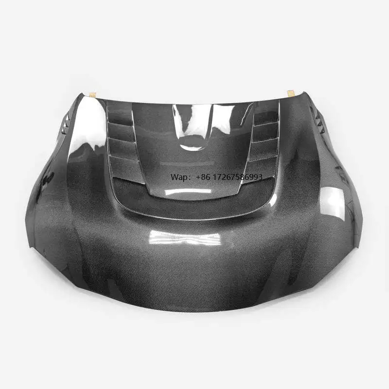 Carbon Fiber Fibre V Style Front Engine Hood Bonnet for  A90 A91Mk5 Supra 2019-2024