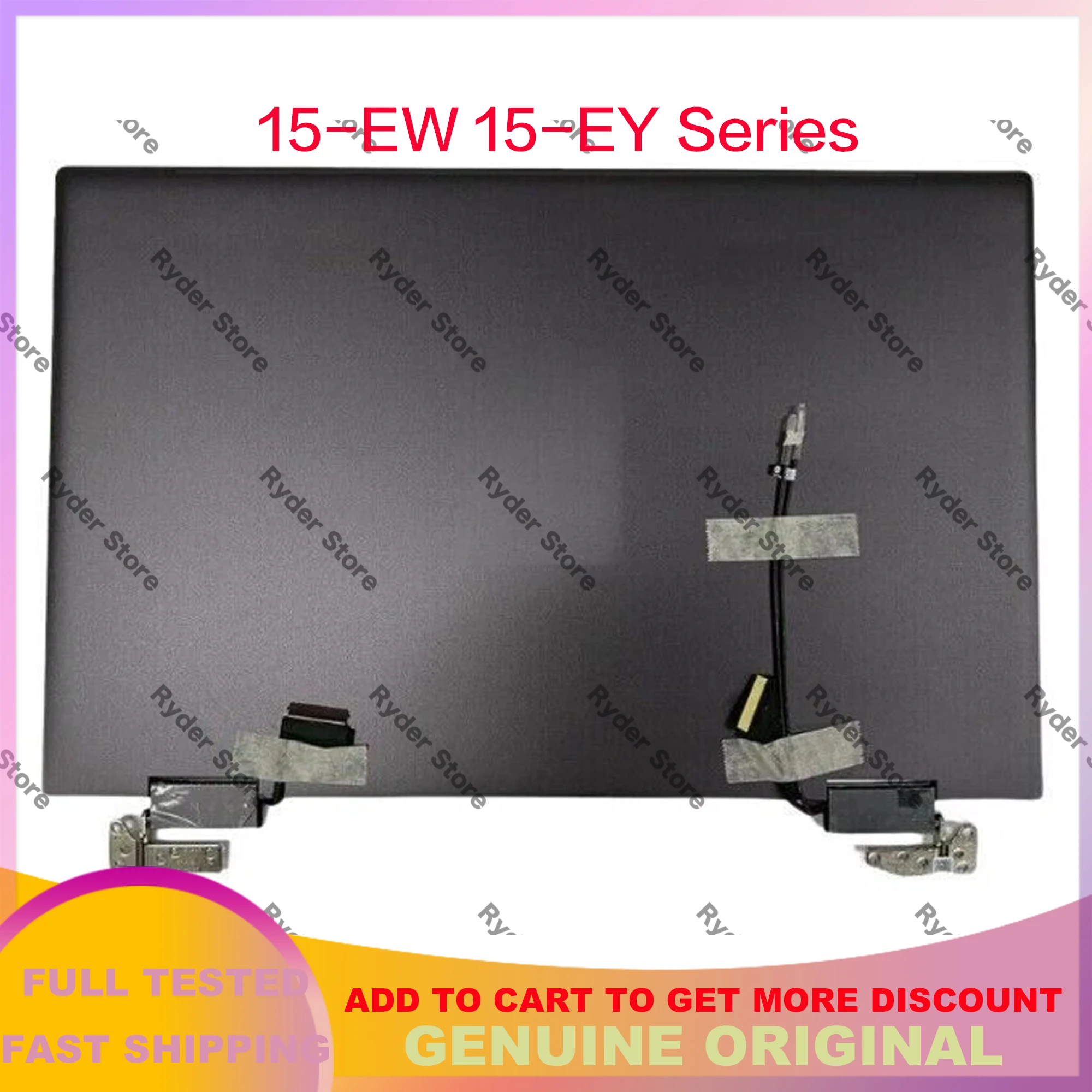 

15,6-дюймовый экран ноутбука для HP Envy x360 15-EW 15-EY Series, ЖК-дисплей, сенсорный экран, полная замена в сборе, FHD