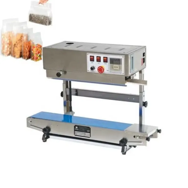 

Automatic Continuous Sealing Machine Band Sealer Machine for Plastic Bag Ice Pop Ice Candy Packing Machine