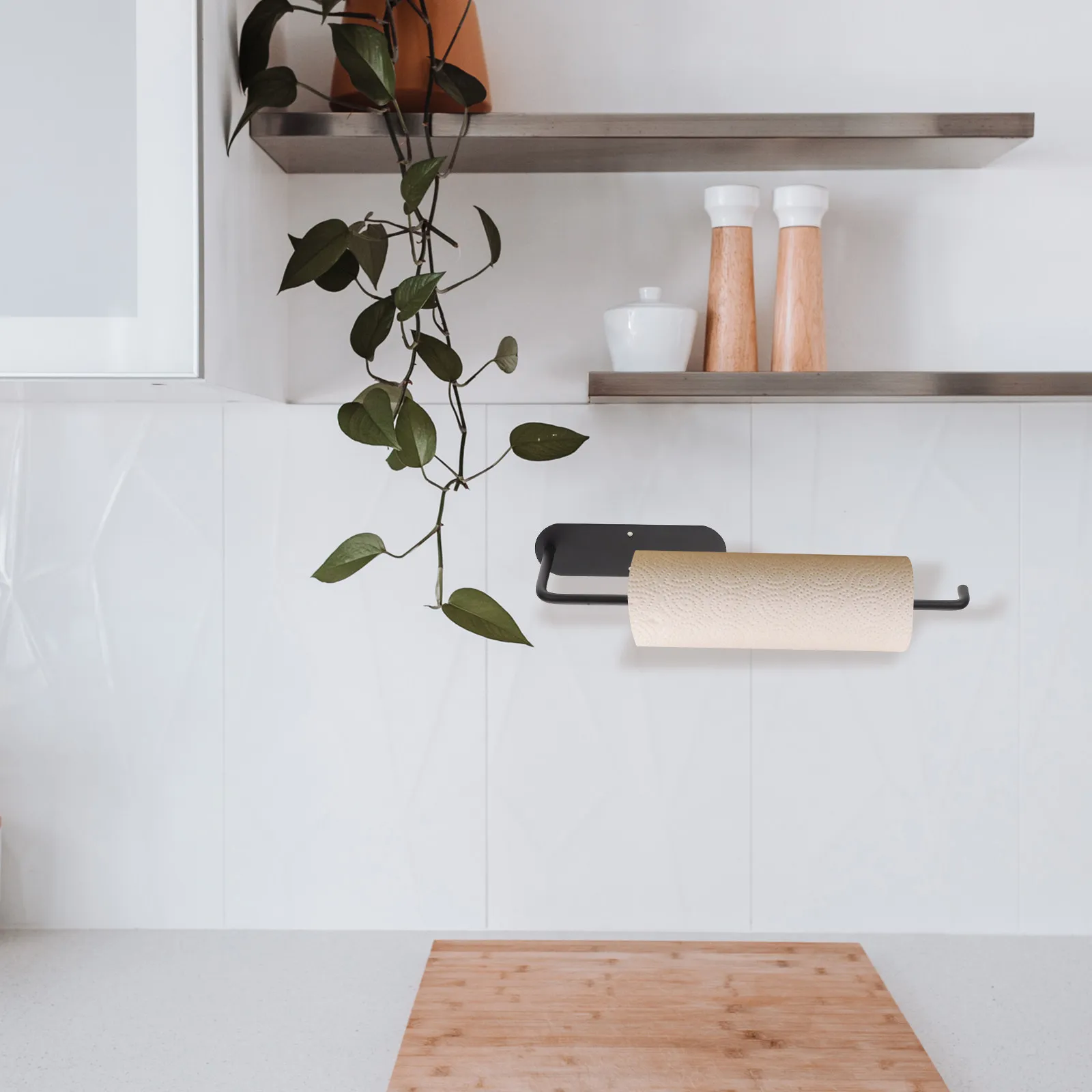

Kitchen Towel Mount Household Holder Kitchen-paper-towel-holder Tissue Stand Rack Modern Hanging
