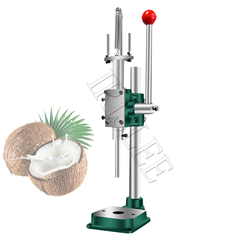 

Commercial Coconut Opener Lid Machine Stainless Steel Coco Water Punch Tap For Green Coconuts Easy Control Tool