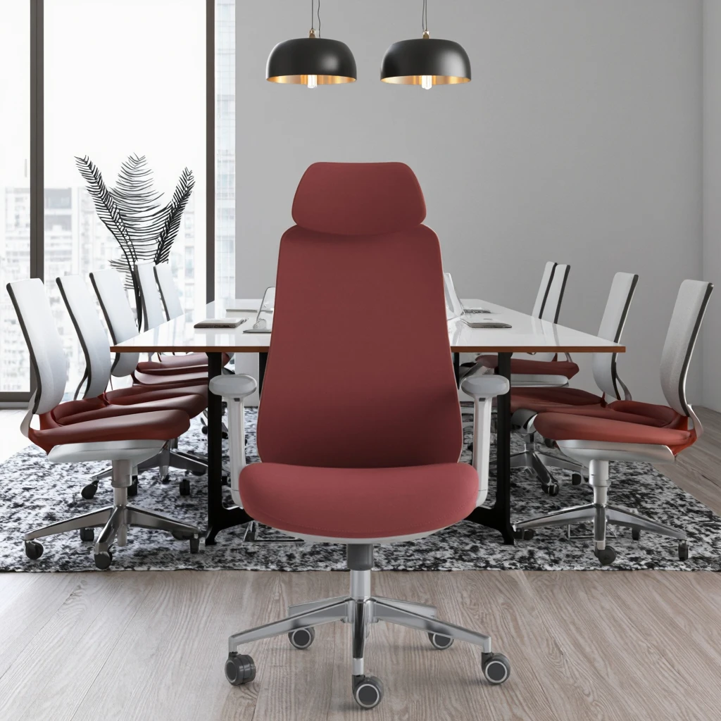 

July005 Modern Ergonomic with Mesh Lumbar Support Adjustable Height Office Chair Executive Swivel Chair for Home Use